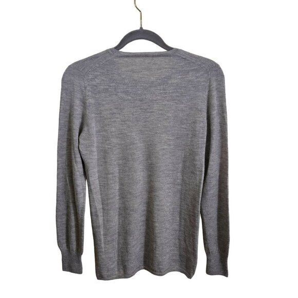 Isabel Marant No 1501 Cashmere Silk Light Gray Crewneck Sweater Size 42 - Picture 2 of 6